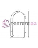 Градинска арка опора за цветя